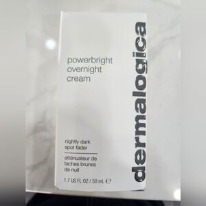 dermalogica Powerbright Overnight Cream - White and Silver Accents Sz. 1.7 Oz
